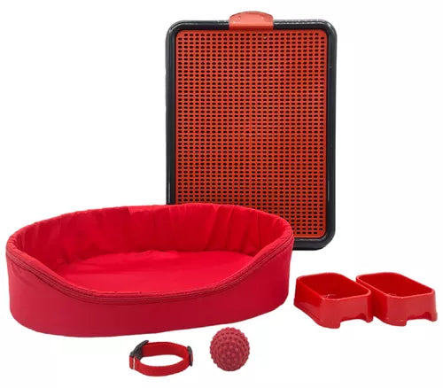 Kit Cachorro Cama Europa Sanitário Acessórios Full